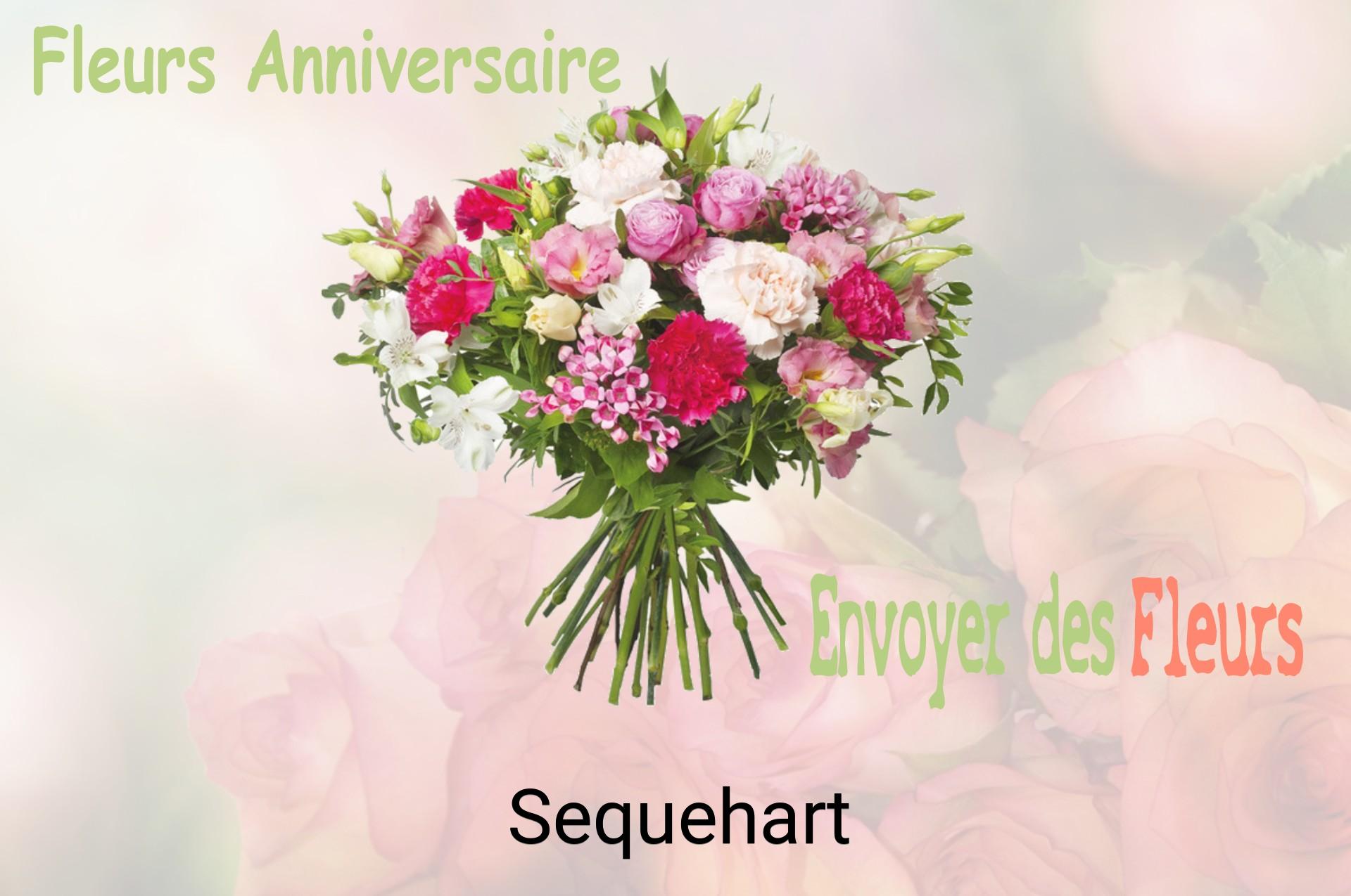 Bouquet de fleurs d’anniversaire livré à Sequehart